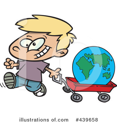 Royalty-Free (RF) Globe Clipart Illustration by toonaday - Stock Sample #439658