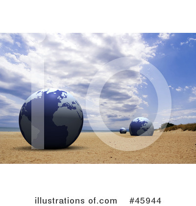 Royalty-Free (RF) Globe Clipart Illustration by chrisroll - Stock Sample #45944