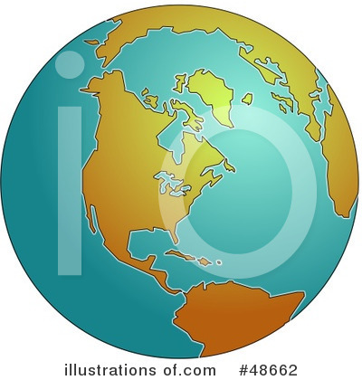Royalty-Free (RF) Globe Clipart Illustration by Prawny - Stock Sample #48662