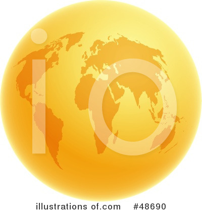 Royalty-Free (RF) Globe Clipart Illustration by Prawny - Stock Sample #48690