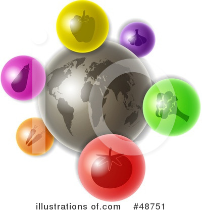 Royalty-Free (RF) Globe Clipart Illustration by Prawny - Stock Sample #48751