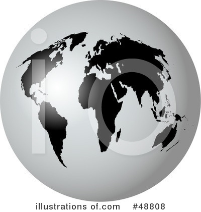 Royalty-Free (RF) Globe Clipart Illustration by Prawny - Stock Sample #48808