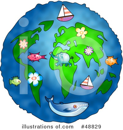 Royalty-Free (RF) Globe Clipart Illustration by Prawny - Stock Sample #48829