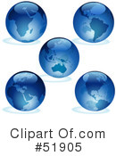 Globe Clipart #51905 by dero