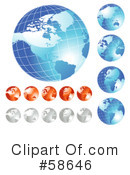 Globe Clipart #58646 by MilsiArt