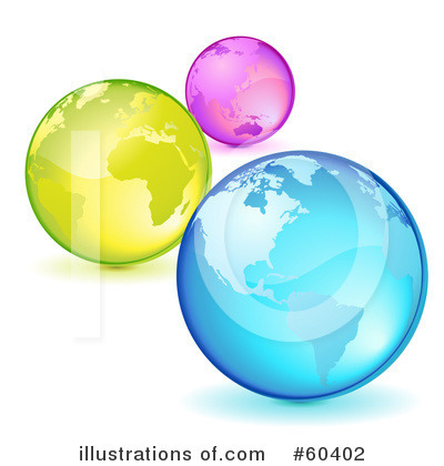 Royalty-Free (RF) Globe Clipart Illustration by Oligo - Stock Sample #60402