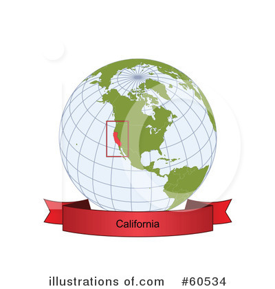 Royalty-Free (RF) Globe Clipart Illustration by Michael Schmeling - Stock Sample #60534