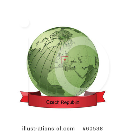 Royalty-Free (RF) Globe Clipart Illustration by Michael Schmeling - Stock Sample #60538