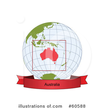 Royalty-Free (RF) Globe Clipart Illustration by Michael Schmeling - Stock Sample #60588