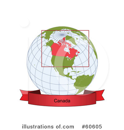 Royalty-Free (RF) Globe Clipart Illustration by Michael Schmeling - Stock Sample #60605