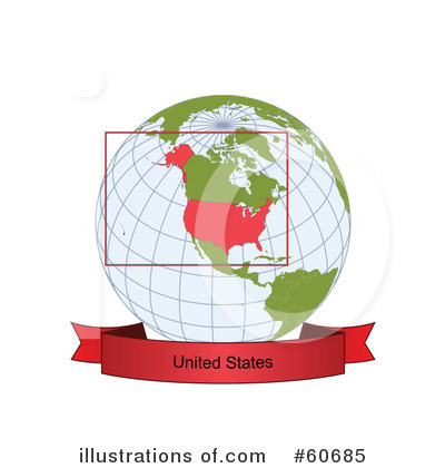 Royalty-Free (RF) Globe Clipart Illustration by Michael Schmeling - Stock Sample #60685