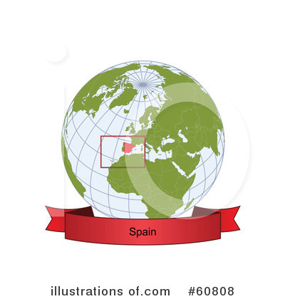 Royalty-Free (RF) Globe Clipart Illustration by Michael Schmeling - Stock Sample #60808