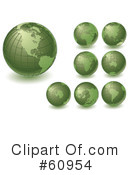 Globe Clipart #60954 by Michael Schmeling