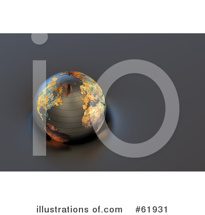 Royalty-Free (RF) Globe Clipart Illustration by chrisroll - Stock Sample #61931
