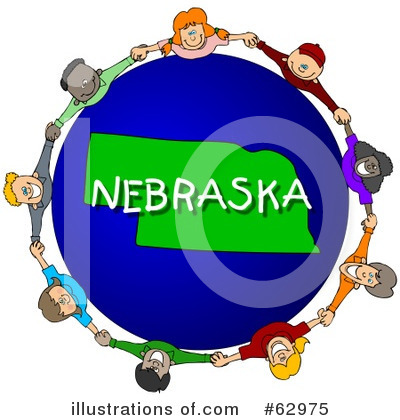 Nebraska Clipart #62975 by djart