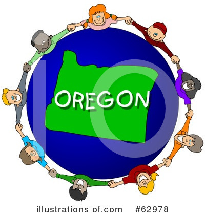 Oregon Clipart #62978 by djart