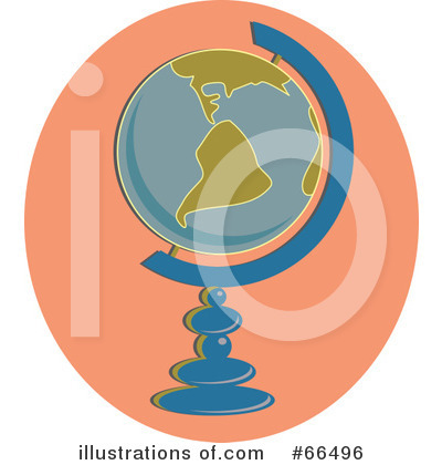 Royalty-Free (RF) Globe Clipart Illustration by Prawny - Stock Sample #66496