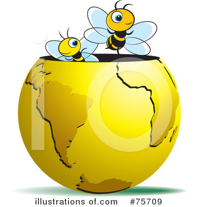 Royalty-Free (RF) Globe Clipart Illustration by Lal Perera - Stock Sample #75709