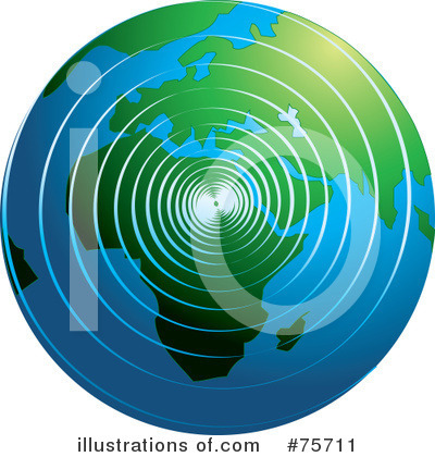 Royalty-Free (RF) Globe Clipart Illustration by Lal Perera - Stock Sample #75711