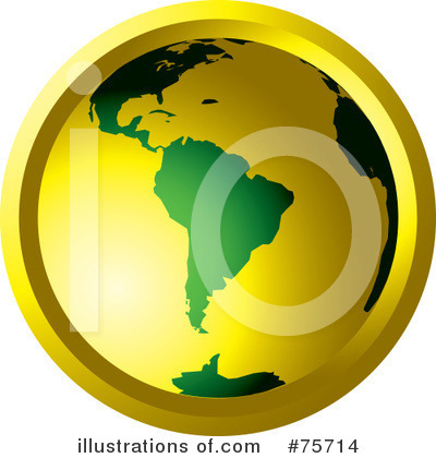 Royalty-Free (RF) Globe Clipart Illustration by Lal Perera - Stock Sample #75714