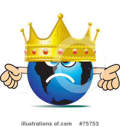 Royalty-Free (RF) Globe Clipart Illustration by Lal Perera - Stock Sample #75753