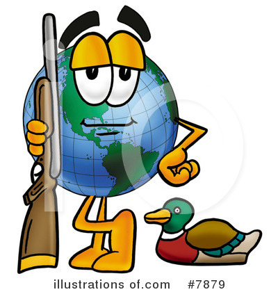 Royalty-Free (RF) Globe Clipart Illustration by Mascot Junction - Stock Sample #7879