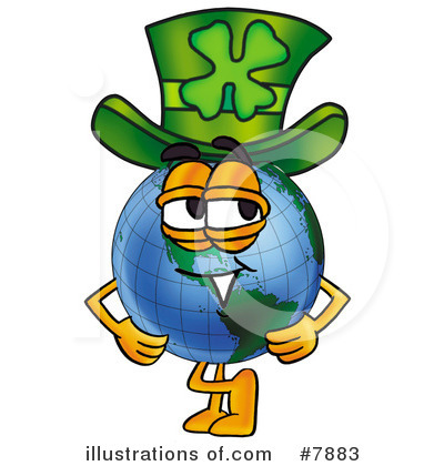 Royalty-Free (RF) Globe Clipart Illustration by Mascot Junction - Stock Sample #7883