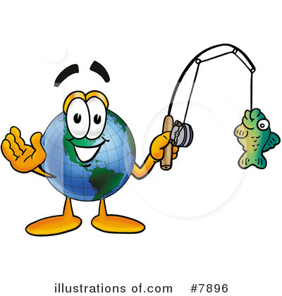 Royalty-Free (RF) Globe Clipart Illustration by Mascot Junction - Stock Sample #7896