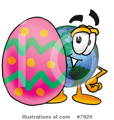 World Globe Clipart #7920 by Mascot Junction