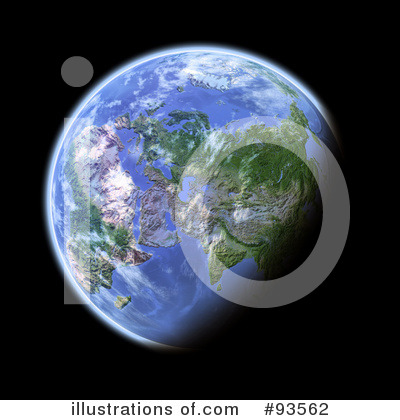 Royalty-Free (RF) Globe Clipart Illustration by Michael Schmeling - Stock Sample #93562
