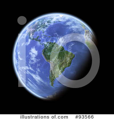 Royalty-Free (RF) Globe Clipart Illustration by Michael Schmeling - Stock Sample #93566