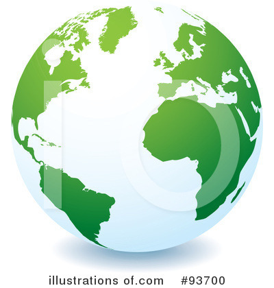 Royalty-Free (RF) Globe Clipart Illustration by michaeltravers - Stock Sample #93700