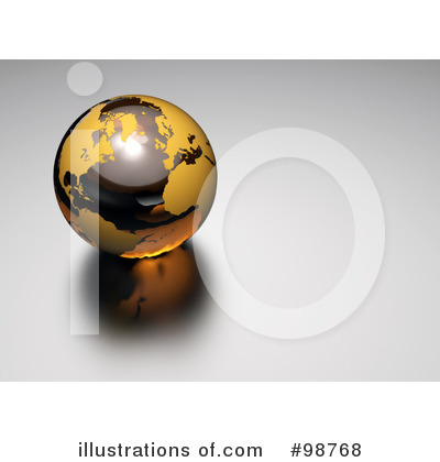 Royalty-Free (RF) Globe Clipart Illustration by chrisroll - Stock Sample #98768
