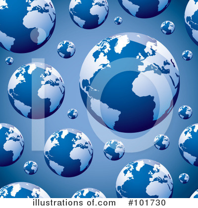 Royalty-Free (RF) Globes Clipart Illustration by michaeltravers - Stock Sample #101730