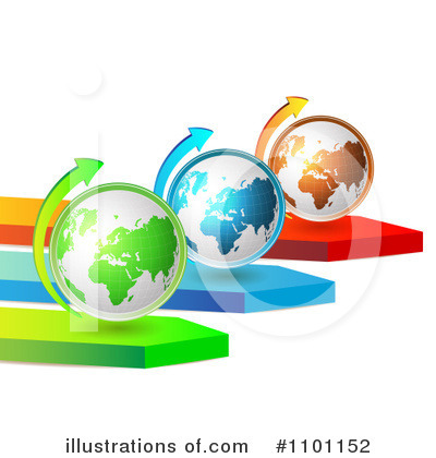 Royalty-Free (RF) Globes Clipart Illustration by merlinul - Stock Sample #1101152