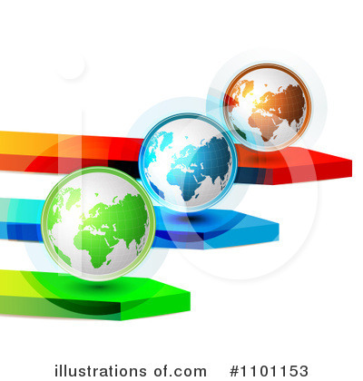 Royalty-Free (RF) Globes Clipart Illustration by merlinul - Stock Sample #1101153