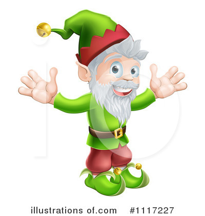 Royalty-Free (RF) Gnome Clipart Illustration by AtStockIllustration - Stock Sample #1117227