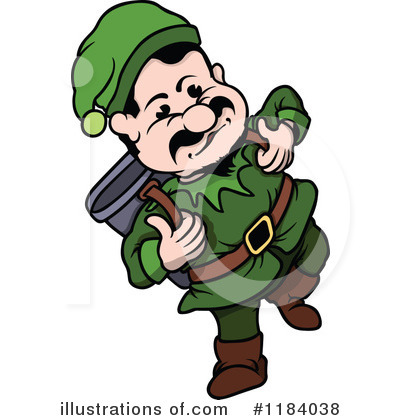Royalty-Free (RF) Gnome Clipart Illustration by dero - Stock Sample #1184038