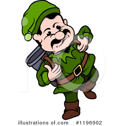 Royalty-Free (RF) Gnome Clipart Illustration by dero - Stock Sample #1196902