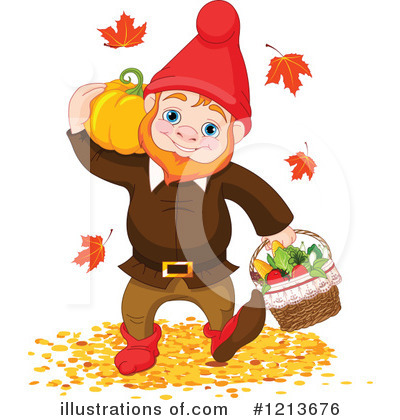 Royalty-Free (RF) Gnome Clipart Illustration by Pushkin - Stock Sample #1213676