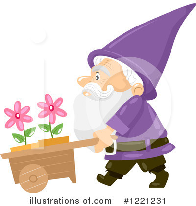 Royalty-Free (RF) Gnome Clipart Illustration by BNP Design Studio - Stock Sample #1221231