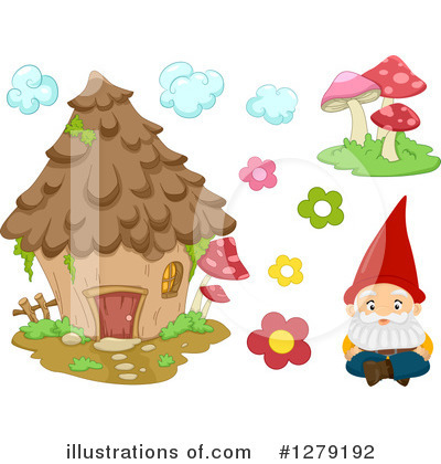 Royalty-Free (RF) Gnome Clipart Illustration by BNP Design Studio - Stock Sample #1279192