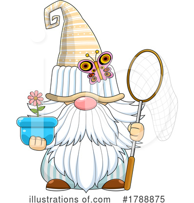 Royalty-Free (RF) Gnome Clipart Illustration by Hit Toon - Stock Sample #1788875