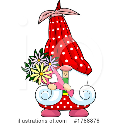 Royalty-Free (RF) Gnome Clipart Illustration by Hit Toon - Stock Sample #1788876