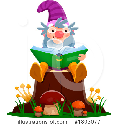 Royalty-Free (RF) Gnome Clipart Illustration by Vector Tradition SM - Stock Sample #1803077