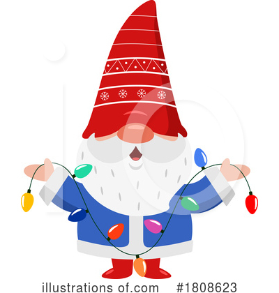 Royalty-Free (RF) Gnome Clipart Illustration by Hit Toon - Stock Sample #1808623