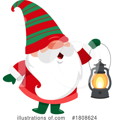 Royalty-Free (RF) Gnome Clipart Illustration by Hit Toon - Stock Sample #1808624