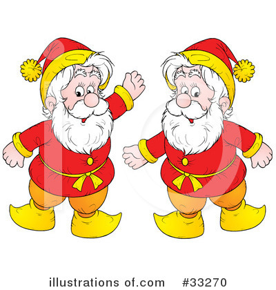 Royalty-Free (RF) Gnome Clipart Illustration by Alex Bannykh - Stock Sample #33270