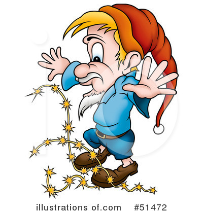 Royalty-Free (RF) Gnome Clipart Illustration by dero - Stock Sample #51472