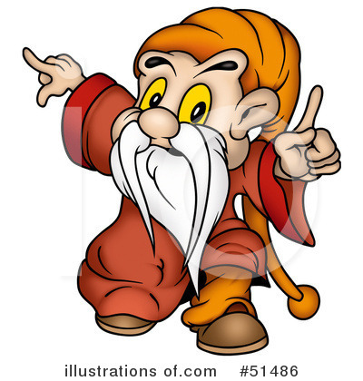 Royalty-Free (RF) Gnome Clipart Illustration by dero - Stock Sample #51486